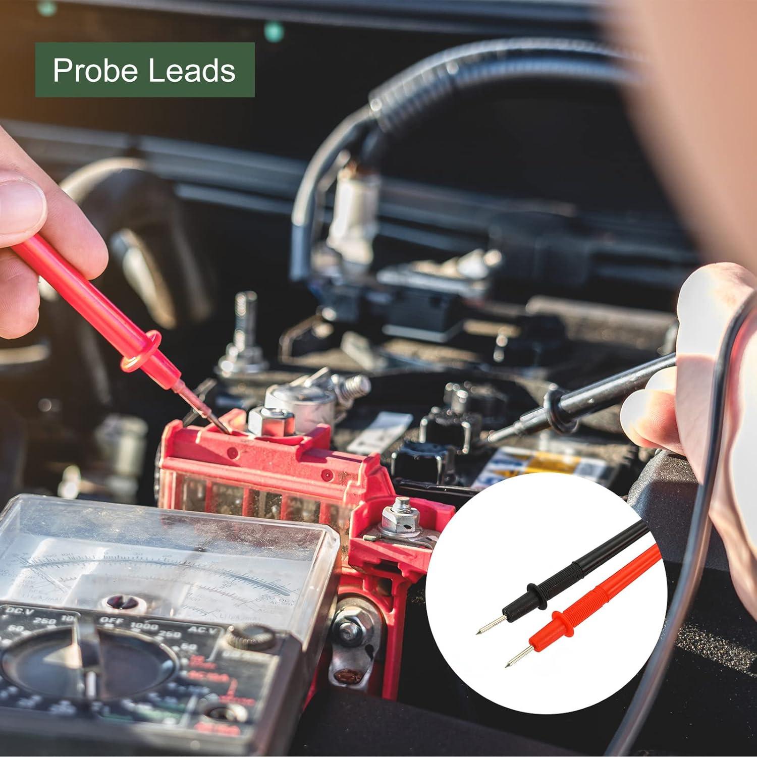 Cables de Sonda de Multímetro YOKIVE 55cm Rojo Negro