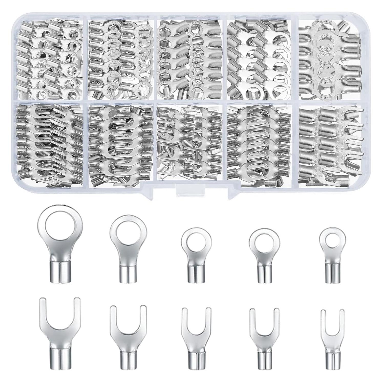 Kit de 320 Terminales Hembras de Anillo No Aislados MRSDZ