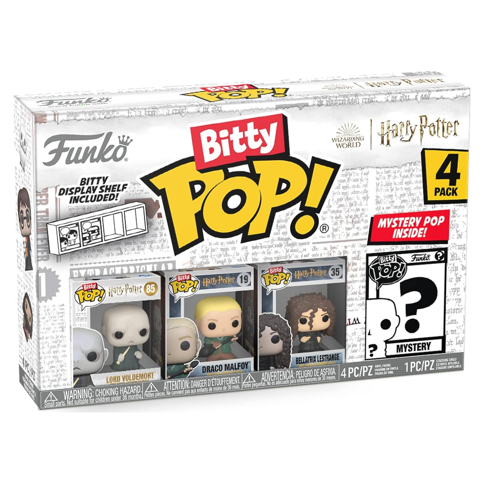 Funko Bitty POP! Harry Potter - Voldemort y más - 4 figuras