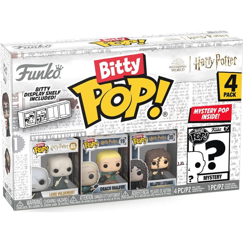 Funko Bitty POP! Harry Potter - Voldemort y más - 4 figuras