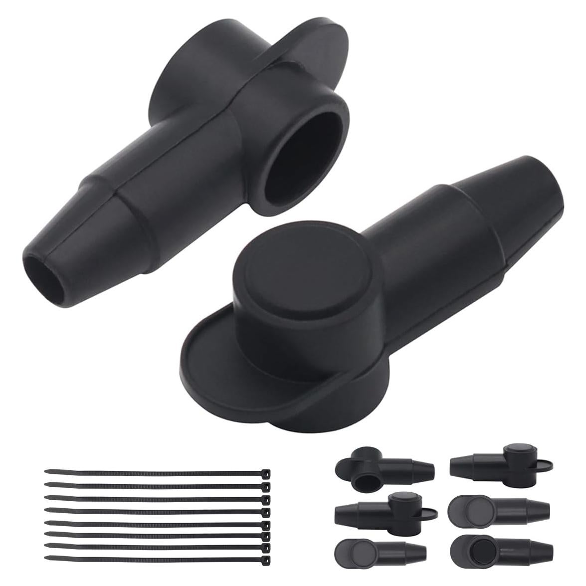 Cubiertas de Conectores de Terminal de Silicona TIALECCI 8 Piezas