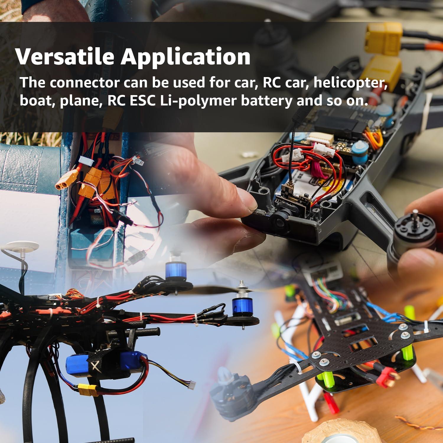 Kit de Conectores Adaptadores Macho y Hembra 52pcs Ledvillage