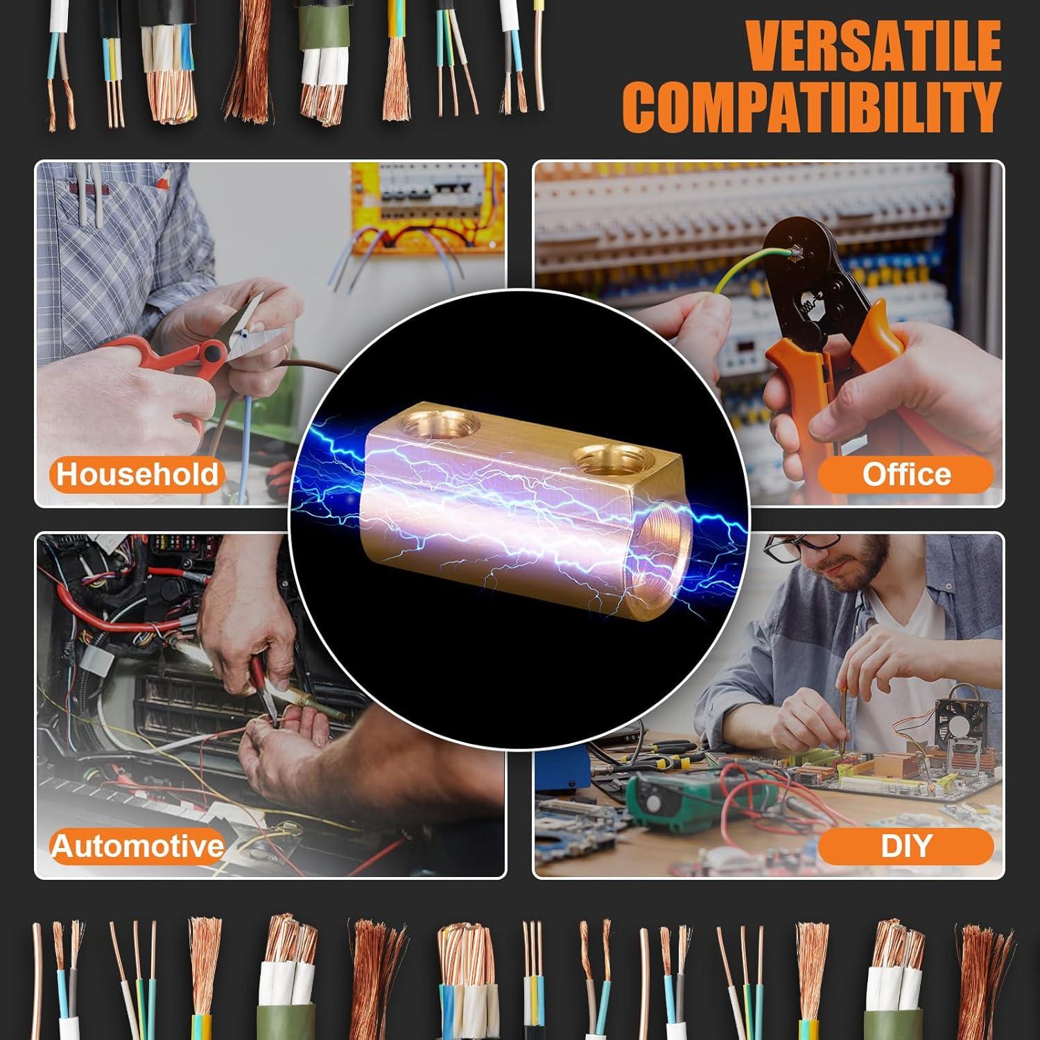 Kit de Conectores Eléctricos Fineday 12 Pcs con Tubo Termocontraíble