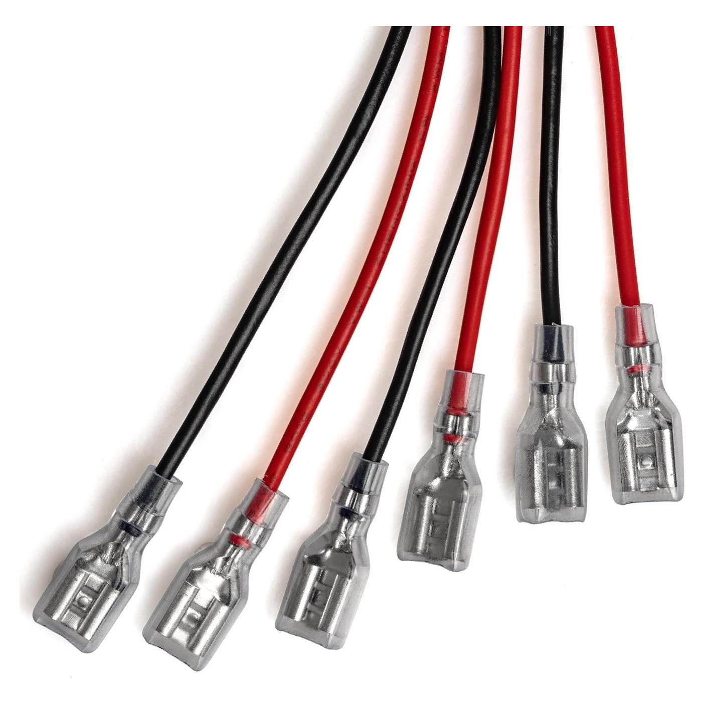 Conectores de Terminal de Batería SLA KASSupply F2 6.3mm 6 Piezas