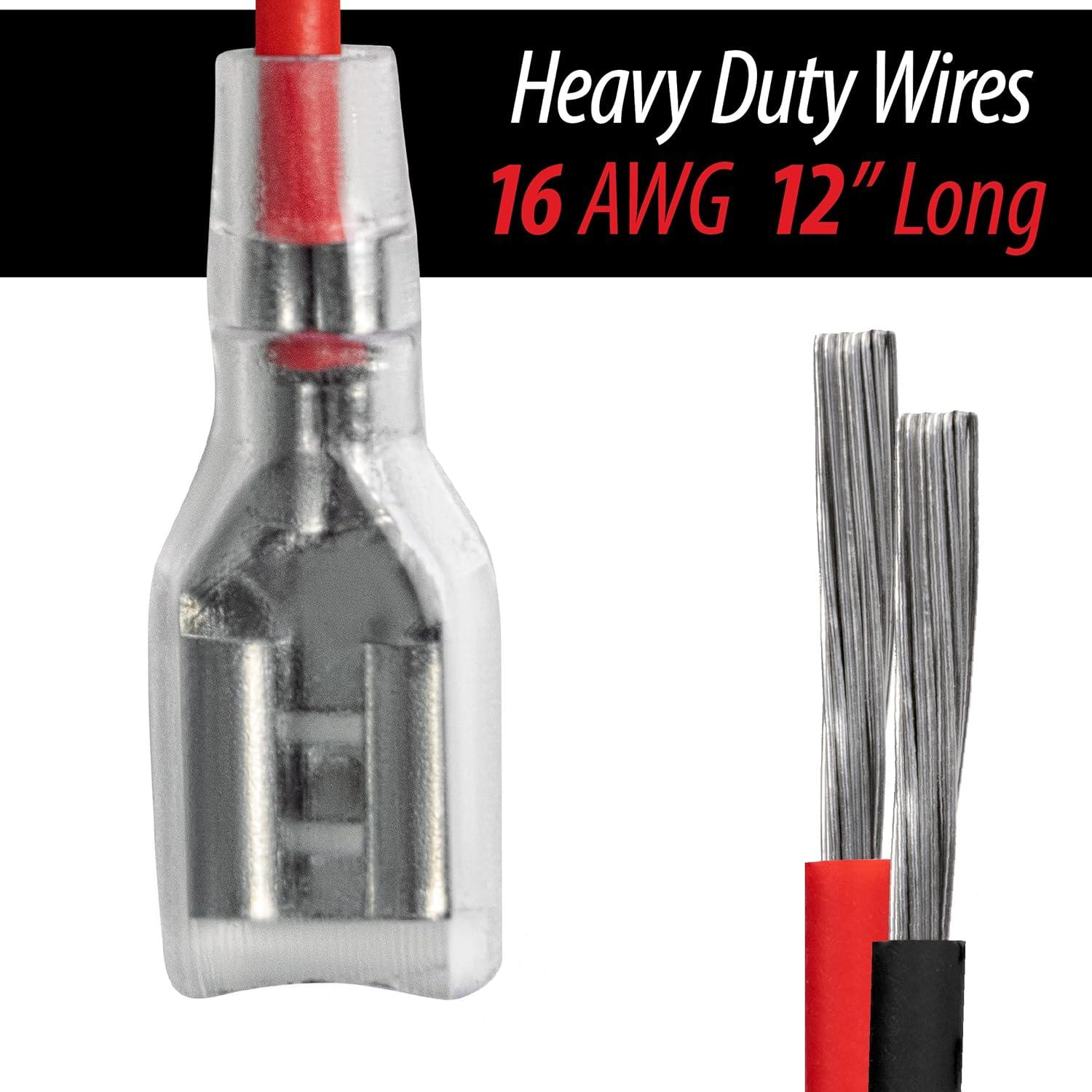 Conectores de Terminal de Batería SLA KASSupply F2 6.3mm 6 Piezas