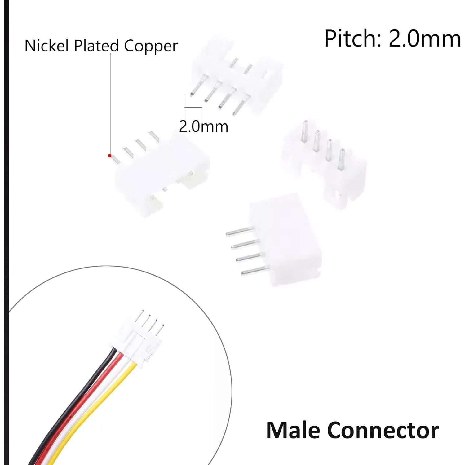 Kit de Conectores JST PH 450PCS 2.0mm Macho y Hembra