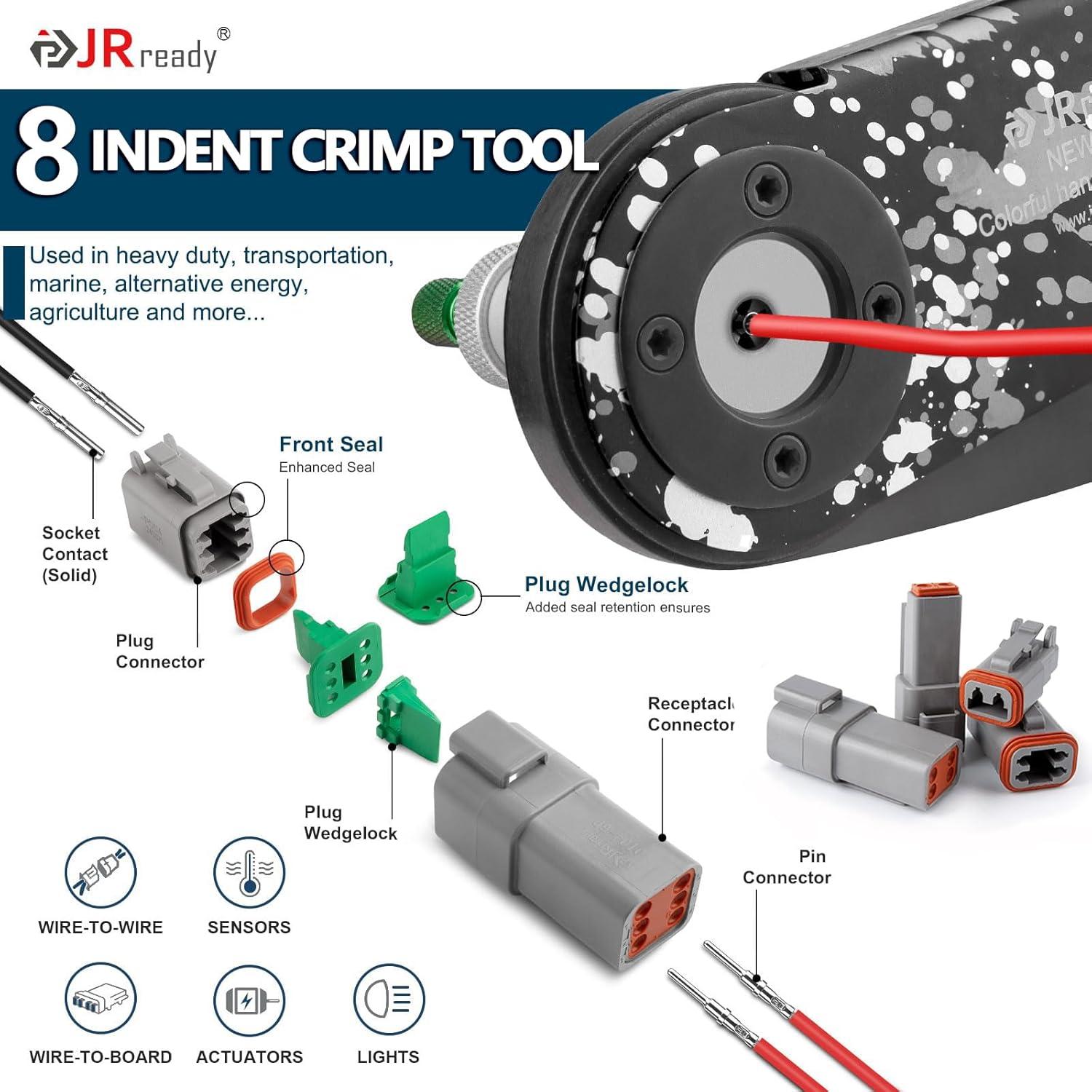 Kit de Conectores Deutsch JRready DW5009-02 IP68 356 PCS