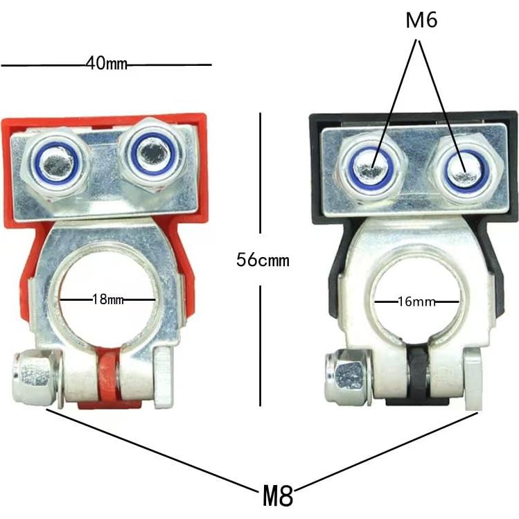 Conectores de Terminal de Batería TIANMIMISM - Kit Universal