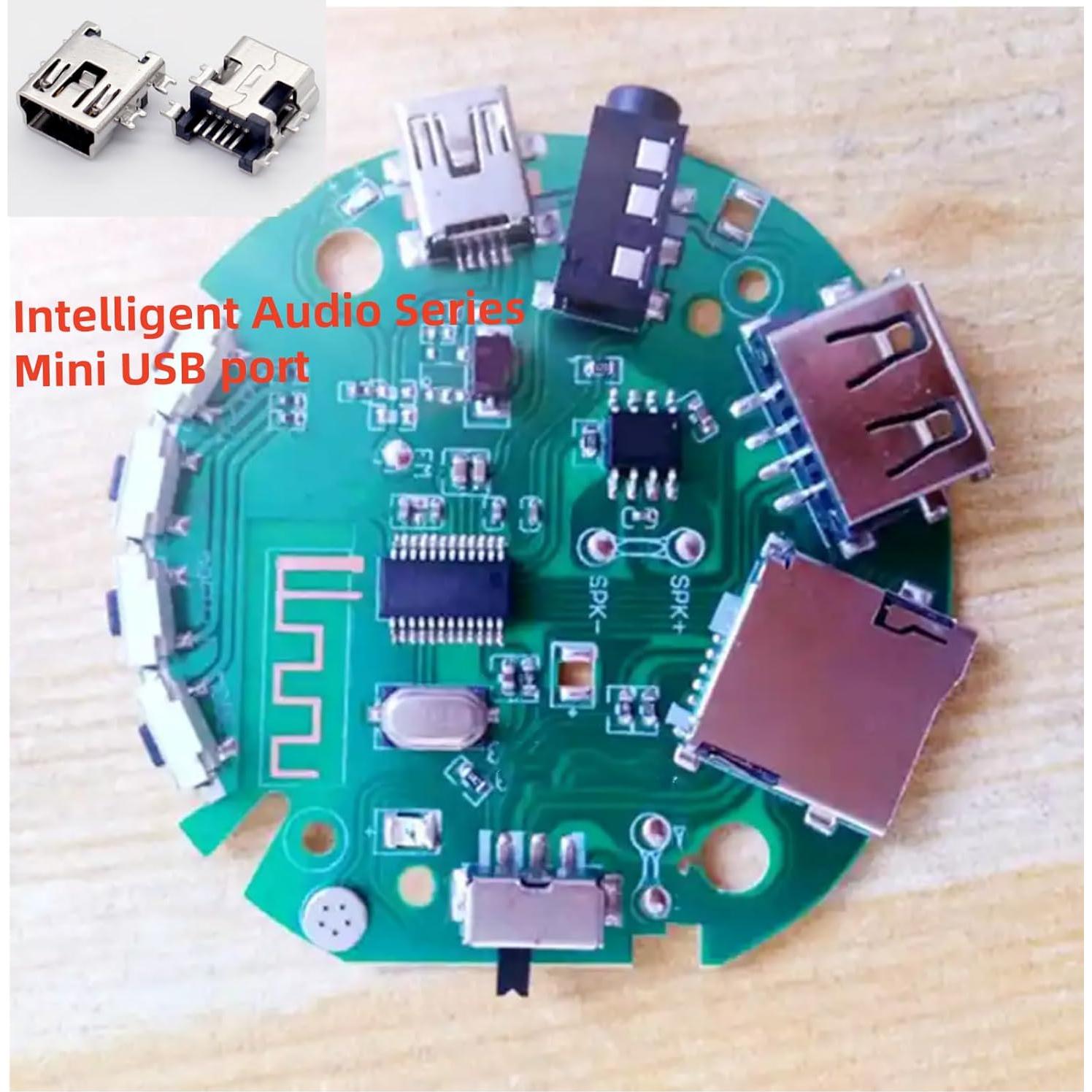 Kit 28Pcs Enchufes Mini USB Femeninos 5/8/10 Pines SMD