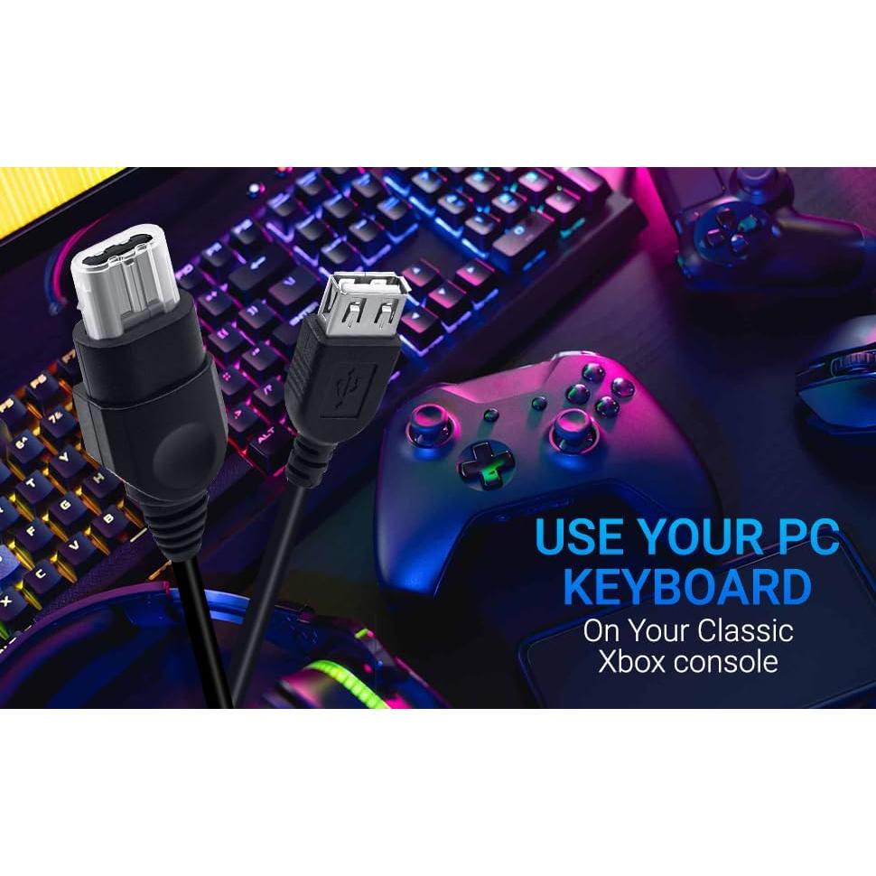 Adaptador USB Femenino Gamer Gear para Xbox Original 1ra Gen
