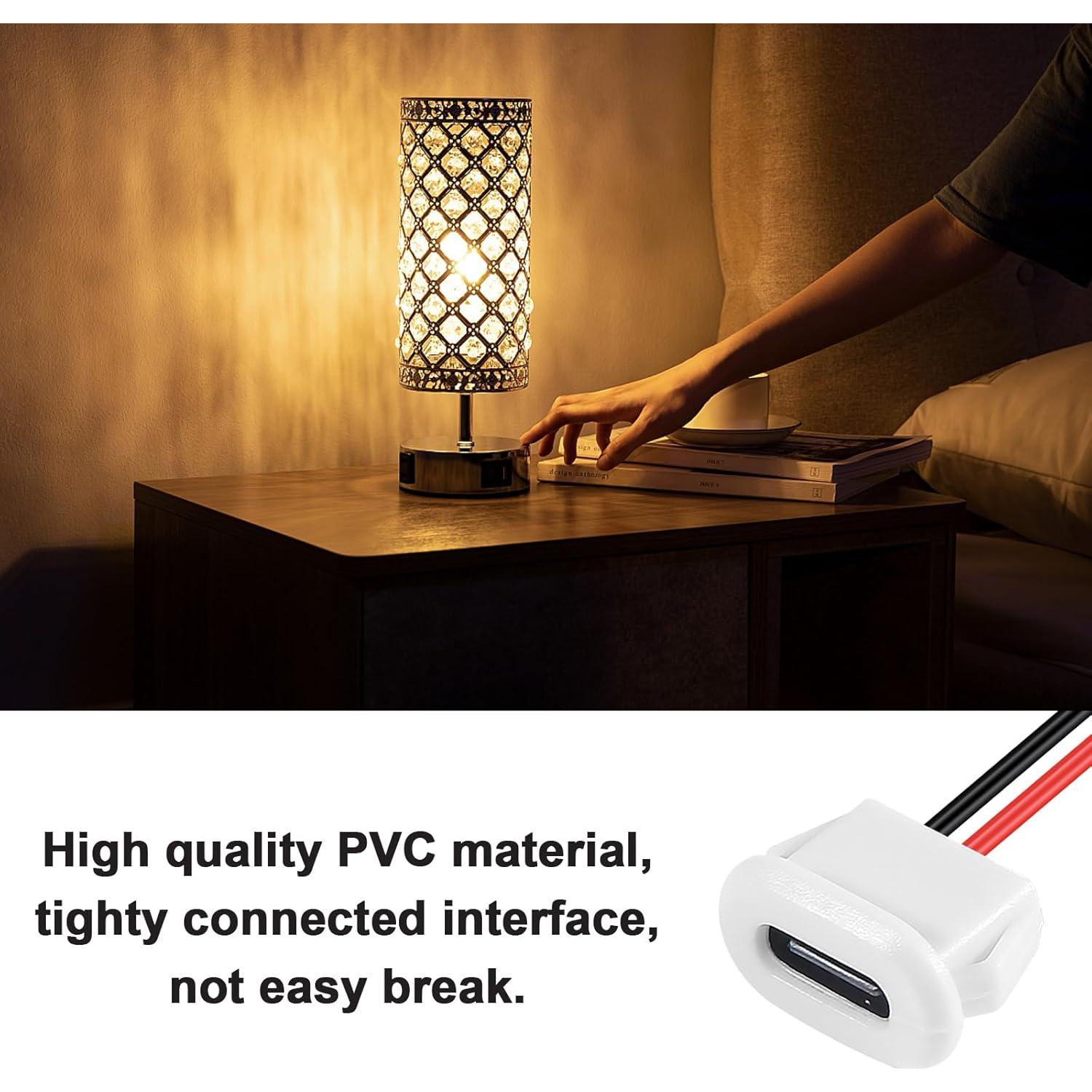 15 Conectores USB Tipo-C Hembrados 2P 3A JUZITAO