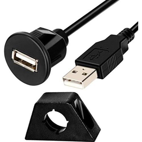 Cable de Montaje Flush USB 2.0 MXtechnic 2m Macho a Hembra