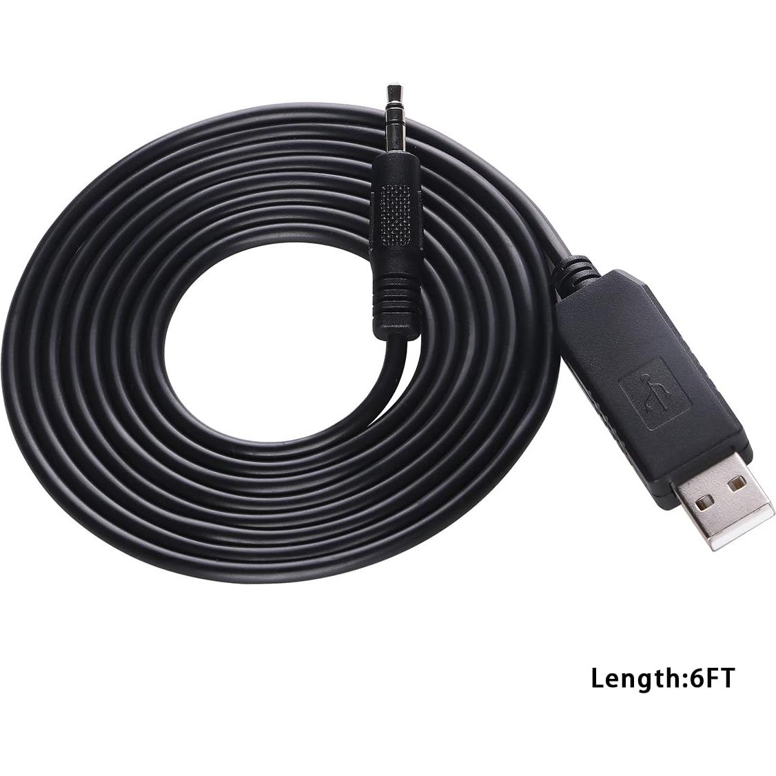 Cable Serial USB RS232 1.8m para TV Samsung Conector TRS 3.5mm