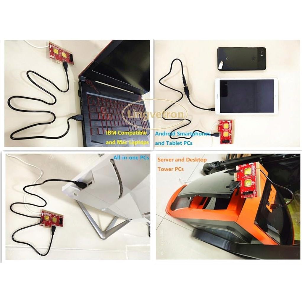 Kit de Diagnóstico POST USB V8 Qiguan para Placas Base