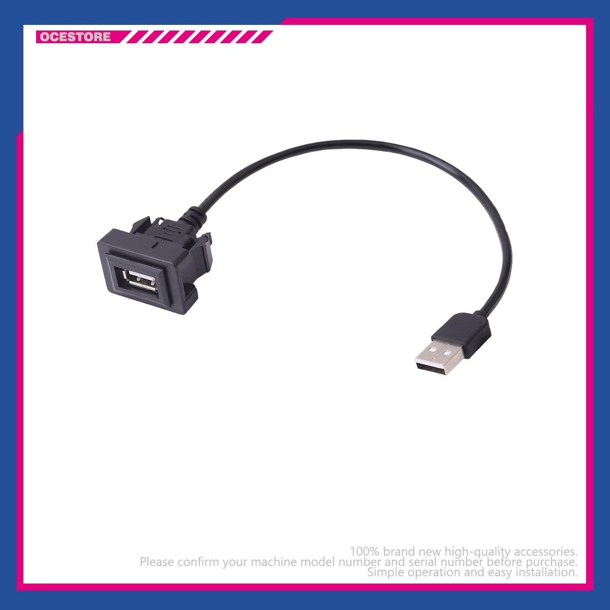 Adaptador USB de Extensión para Tablero OCESTORE 35mm Compatible con Camry RAV4 Corolla