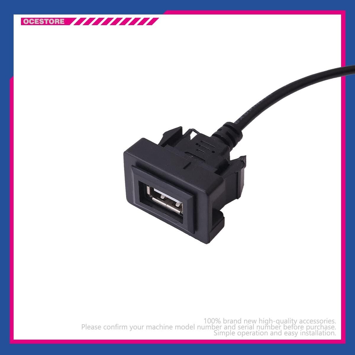 Adaptador USB de Extensión para Tablero OCESTORE 35mm Compatible con Camry RAV4 Corolla