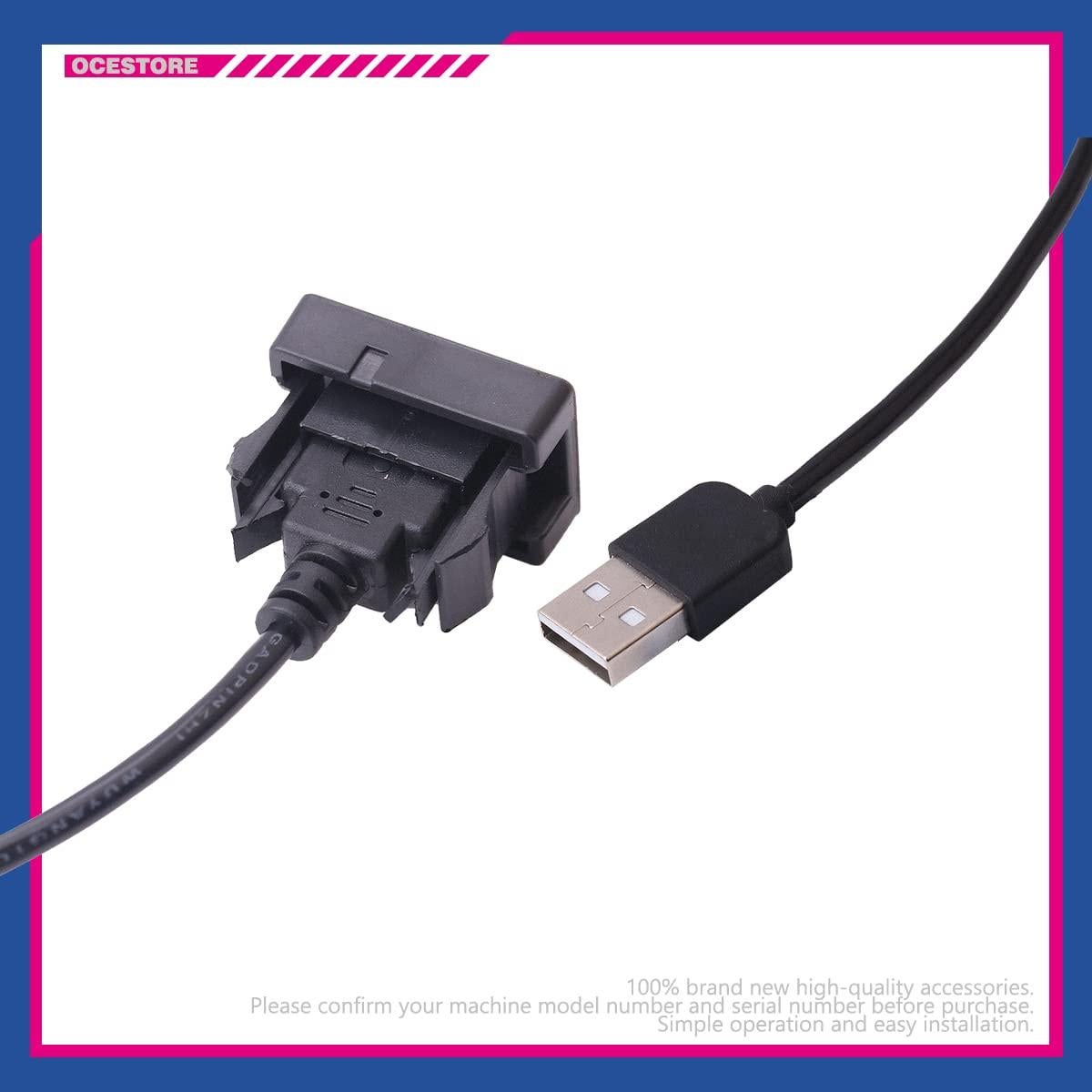 Adaptador USB de Extensión para Tablero OCESTORE 35mm Compatible con Camry RAV4 Corolla
