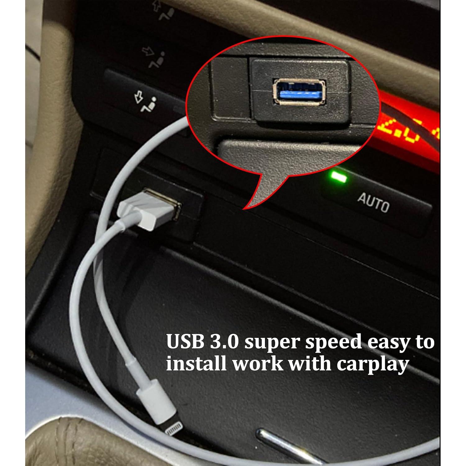 Cable de Panel USB 3.0 HCFeng 1m Negro para Vehículos