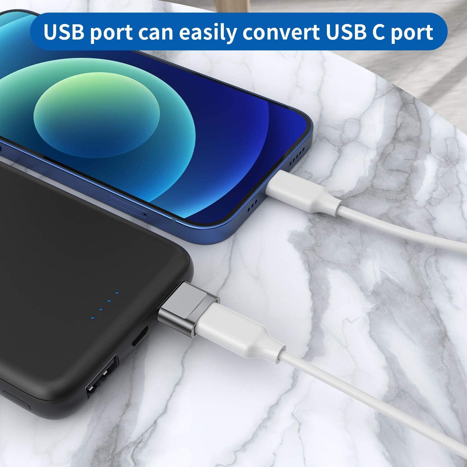 Adaptador USB C hembra a USB A macho QianLink - 4 unidades