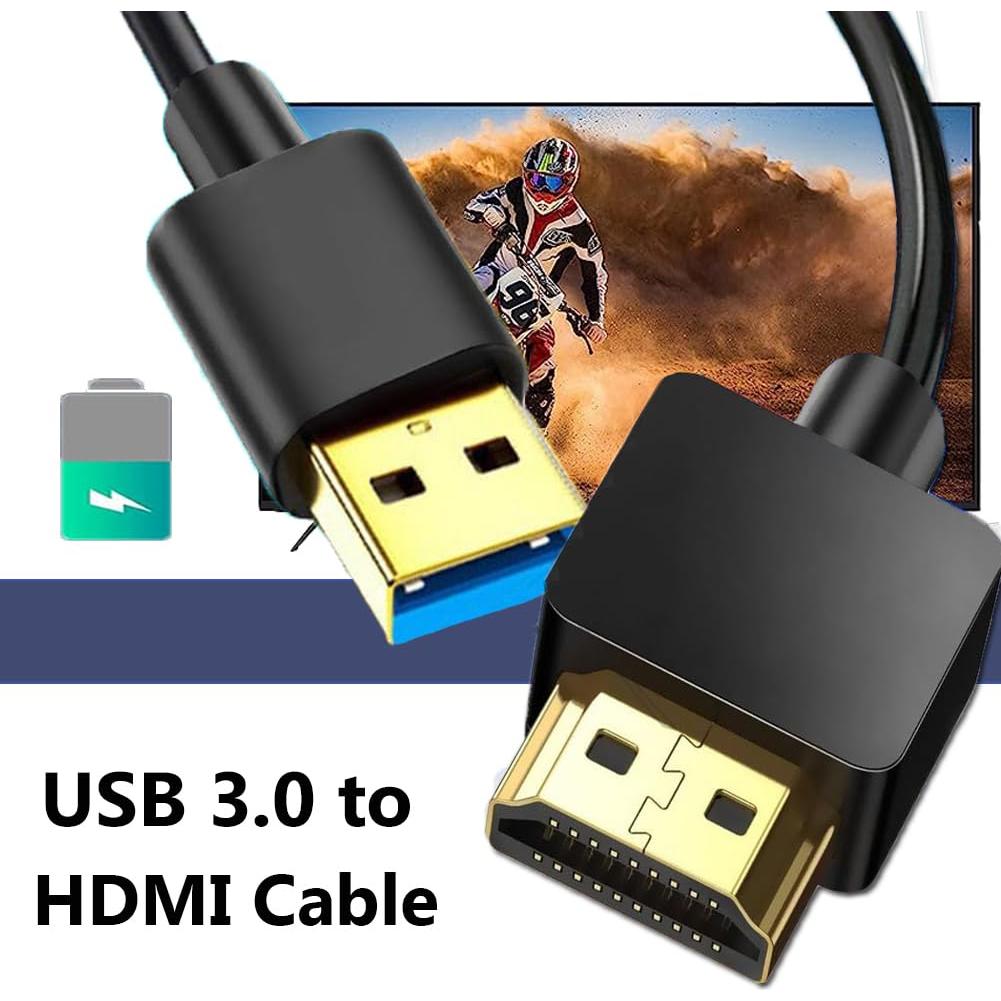 Adaptador USB a HDMI Znoogrn 2M para TV y Proyector
