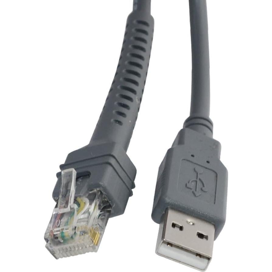 Cable USB a RJ45 KUJOBUY 2m para Escáneres de Código de Barras