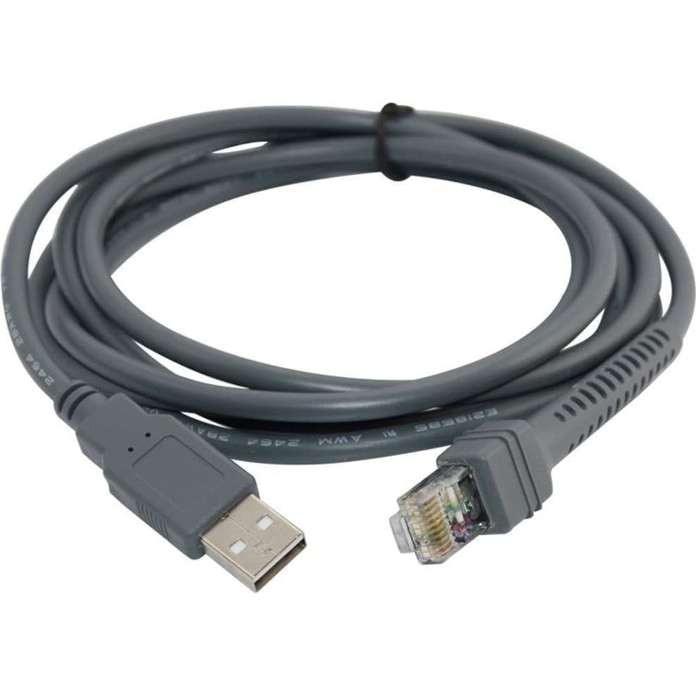 Cable USB a RJ45 KUJOBUY 2m para Escáneres de Código de Barras