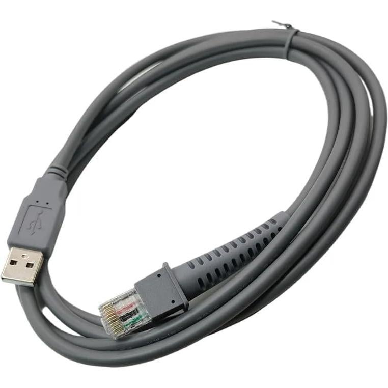 Cable USB a RJ45 KUJOBUY 2m para Escáneres de Código de Barras