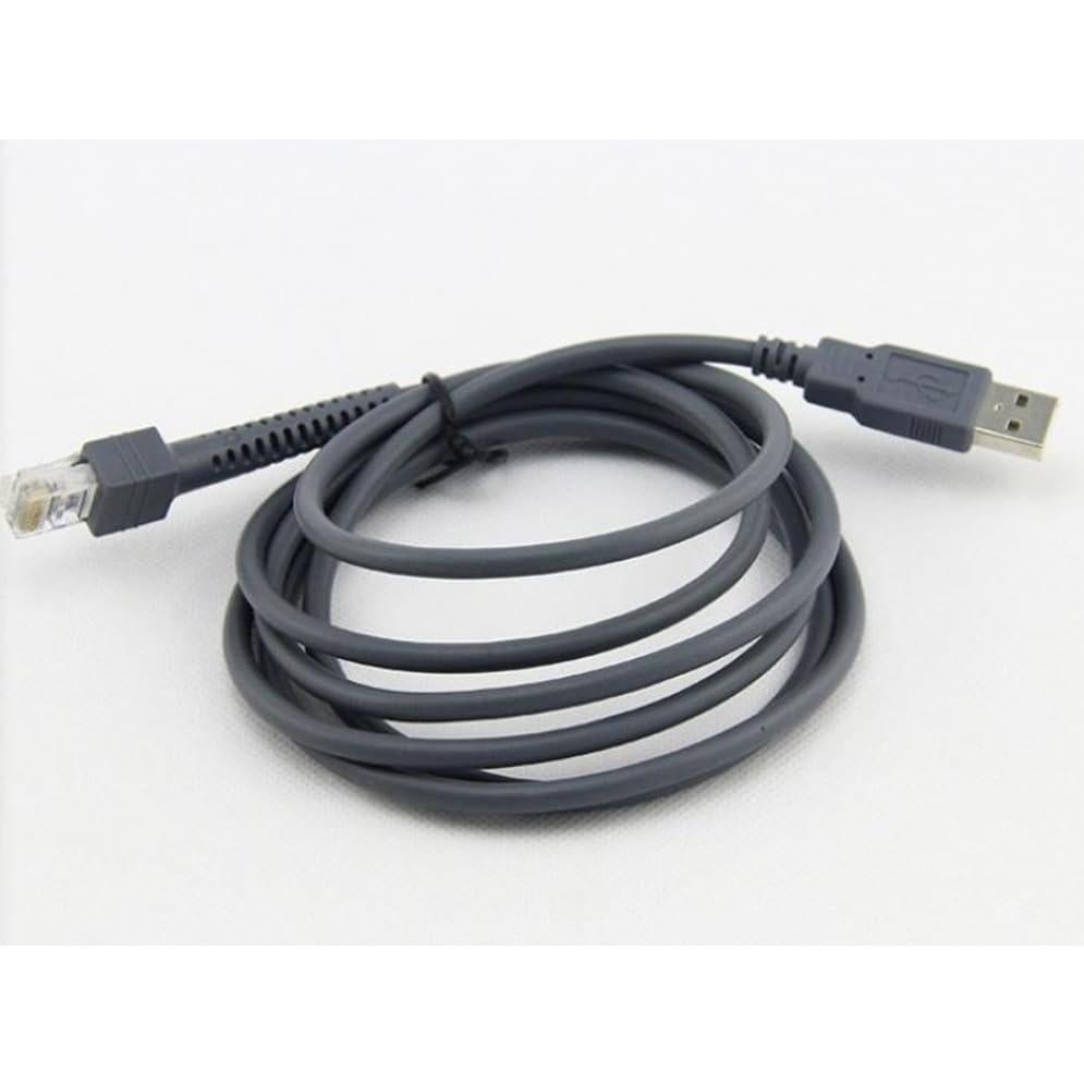 Cable USB a RJ45 KUJOBUY 2m para Escáneres de Código de Barras