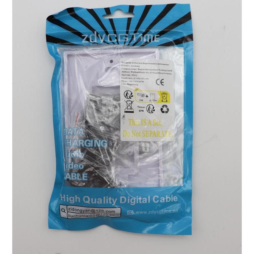 Placa de Pared HDMI 3 Puertos zdyCGTime - Soporta 4K 60Hz