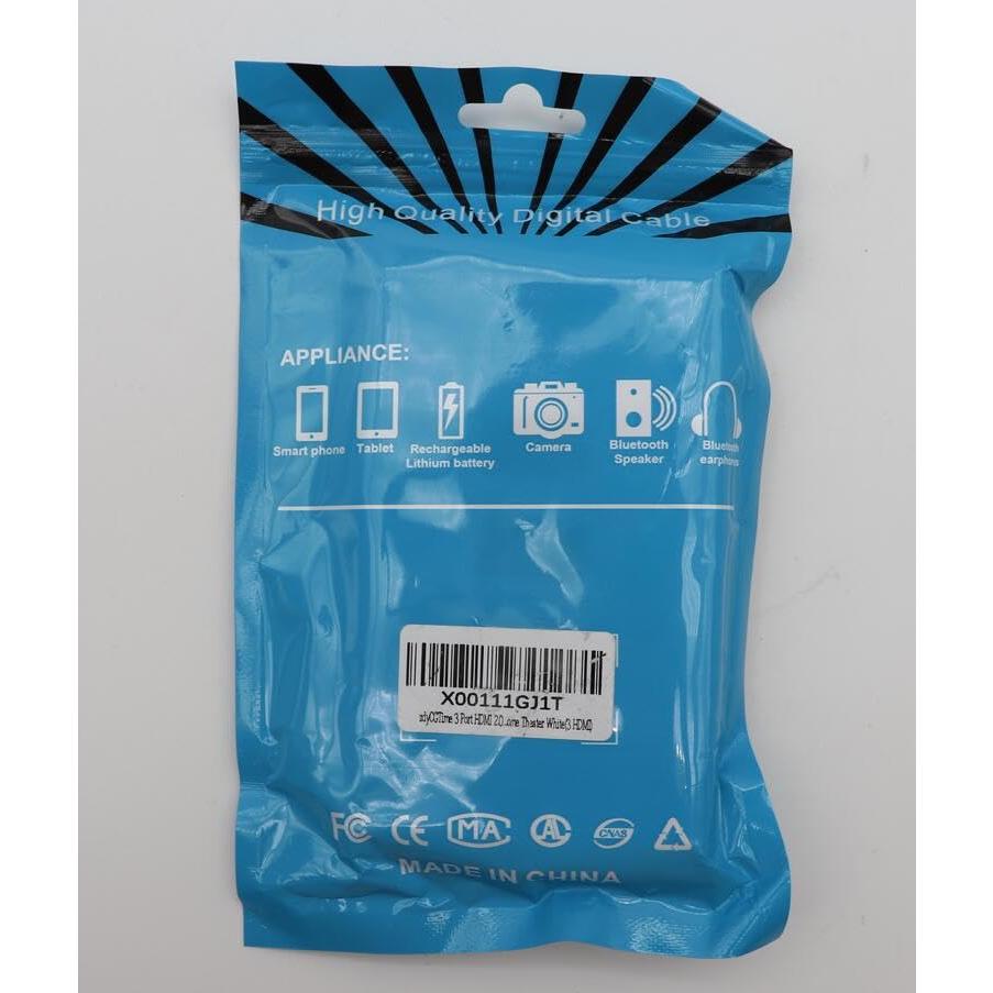 Placa de Pared HDMI 3 Puertos zdyCGTime - Soporta 4K 60Hz