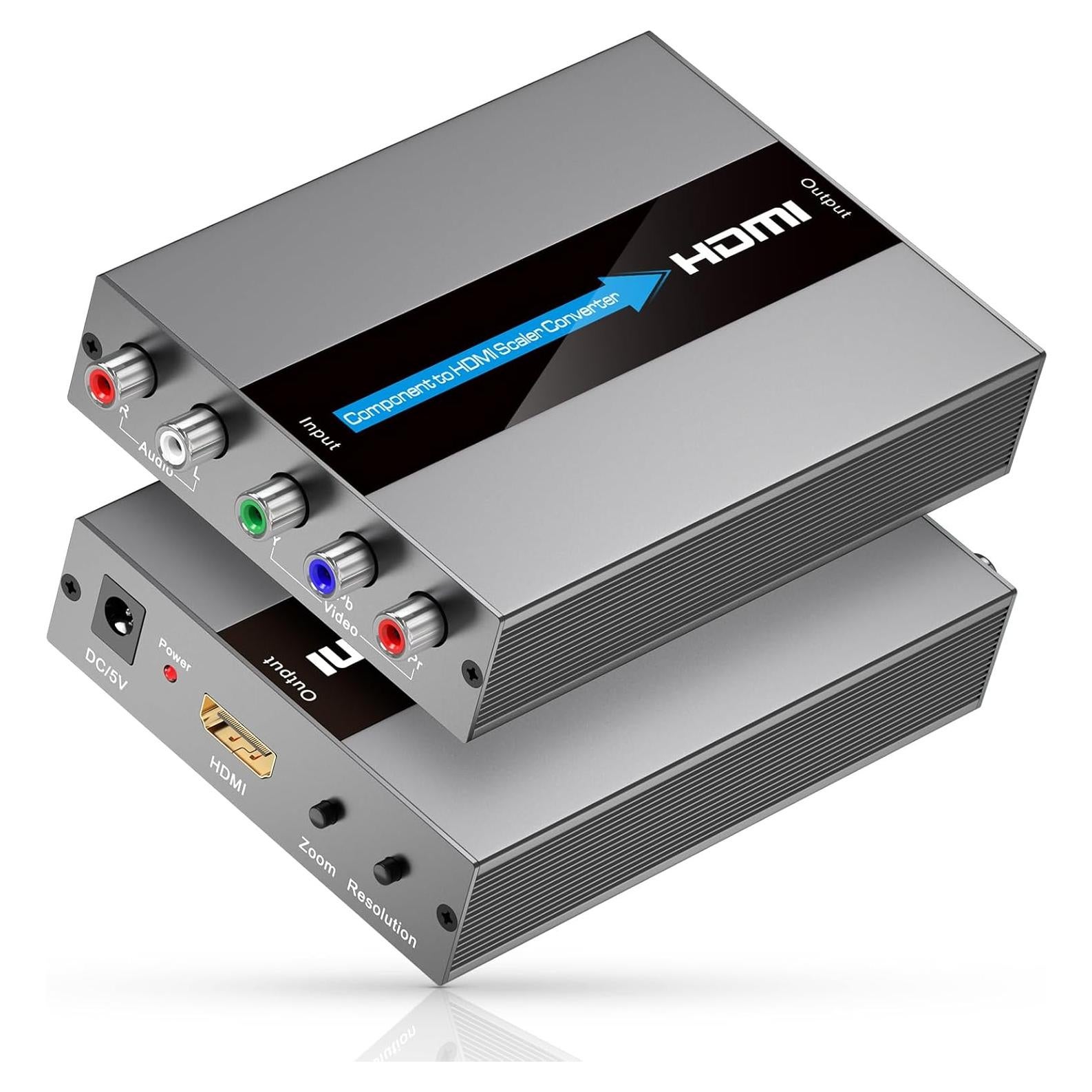 Convertidor de Componente a HDMI Scyniney con Escalado