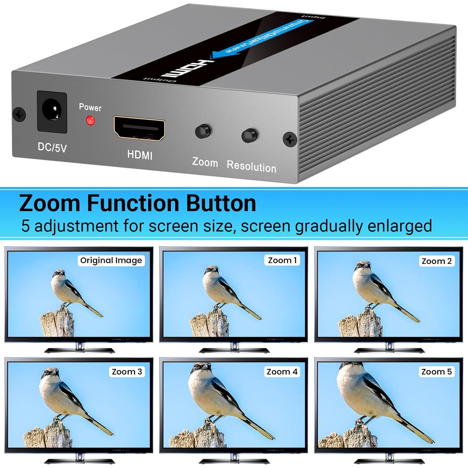 Convertidor de Componente a HDMI Scyniney con Escalado