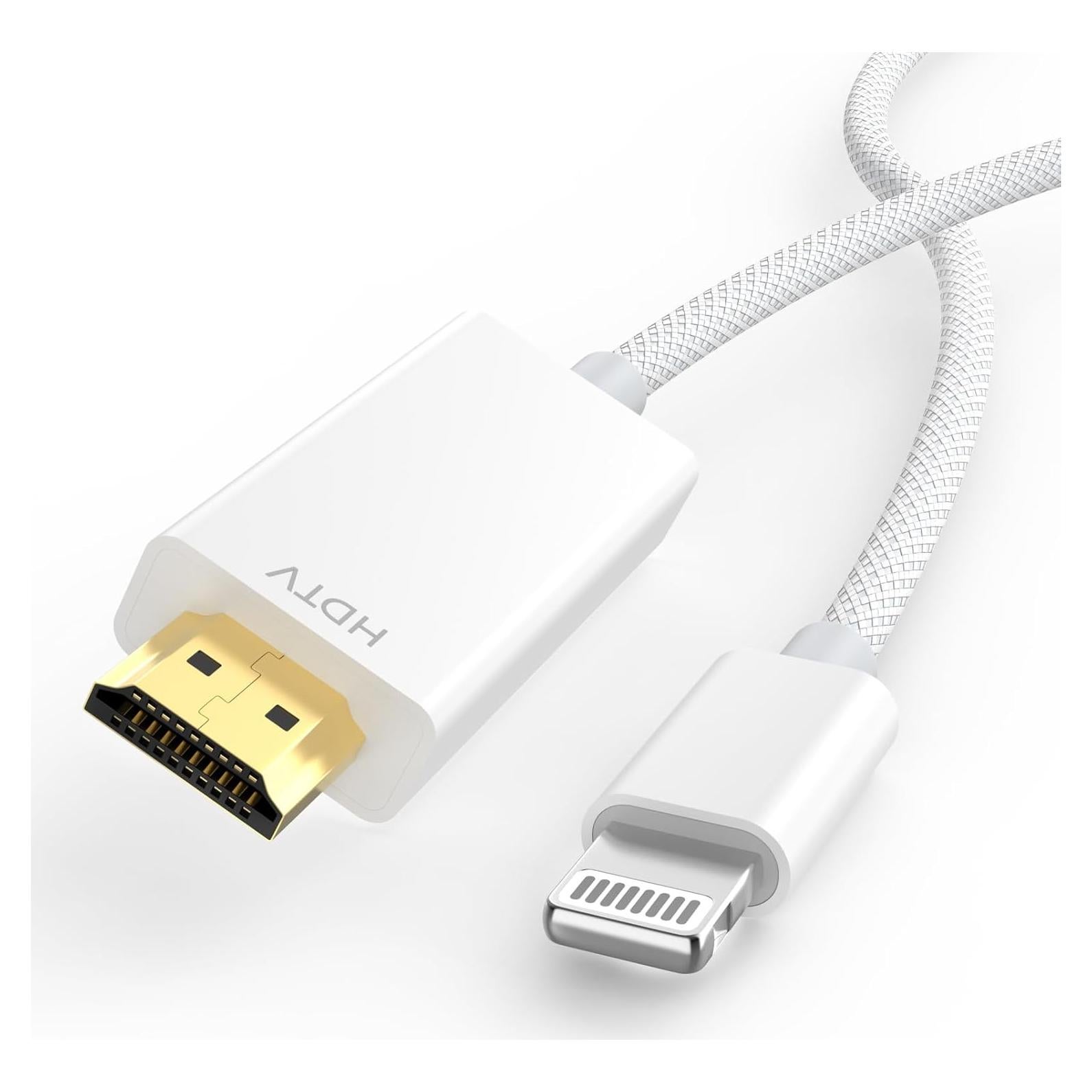 Adaptador Lightning a HDMI FUHAYA 1080P para iPhone y iPad