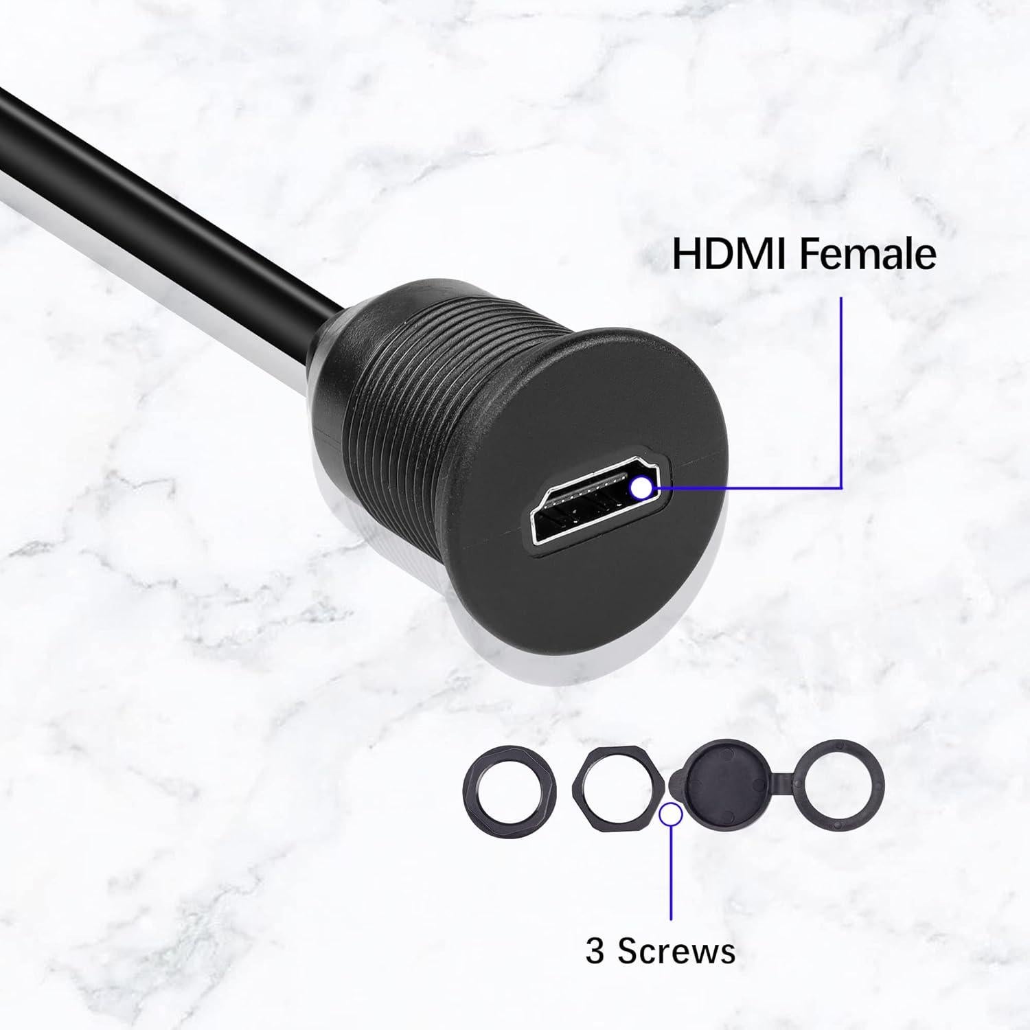 Cable Micro HDMI a HDMI 1m FENGQLONG 4K Impermeable