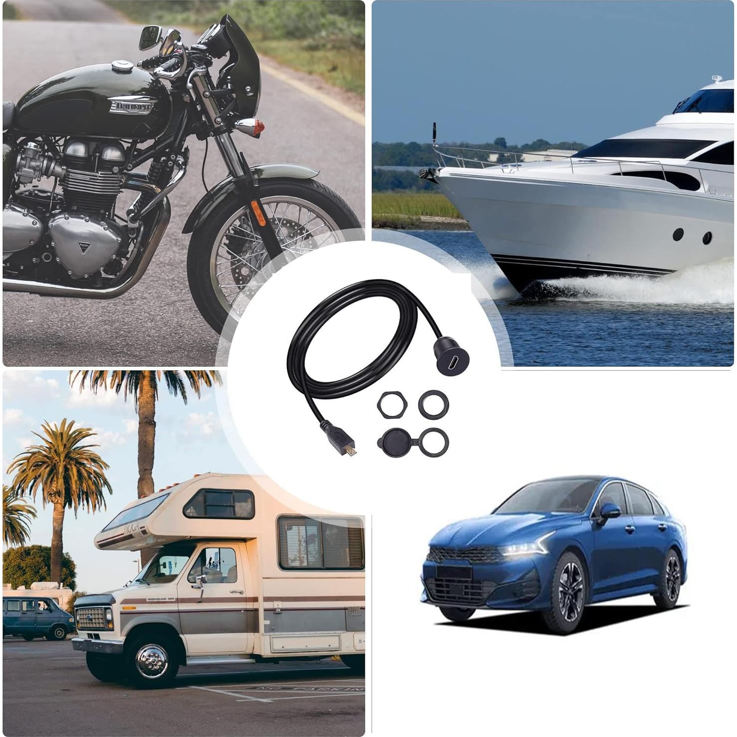 Cable Micro HDMI a HDMI 1m FENGQLONG 4K Impermeable