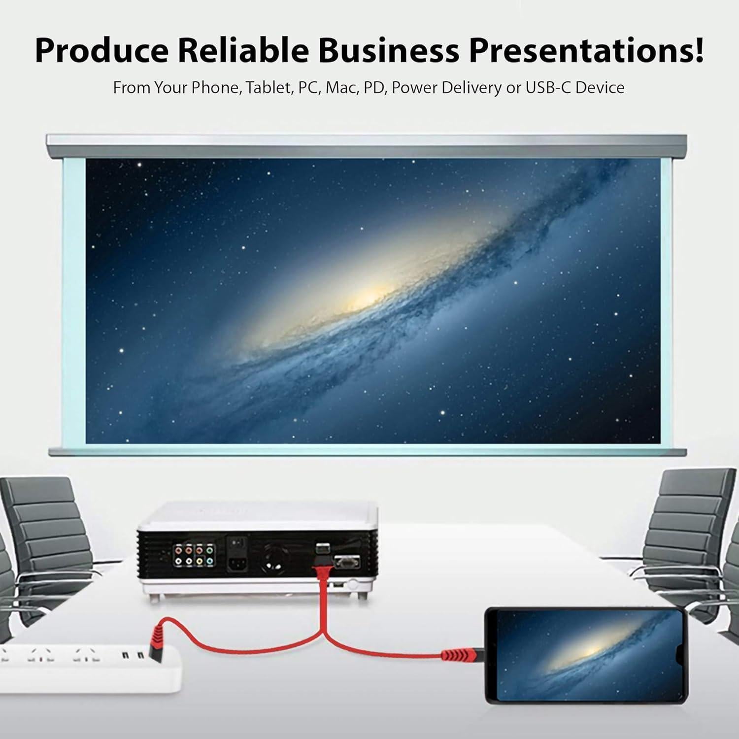 Cable HDMI USB-C 4K Works 2m para DJI Osmo Pocket