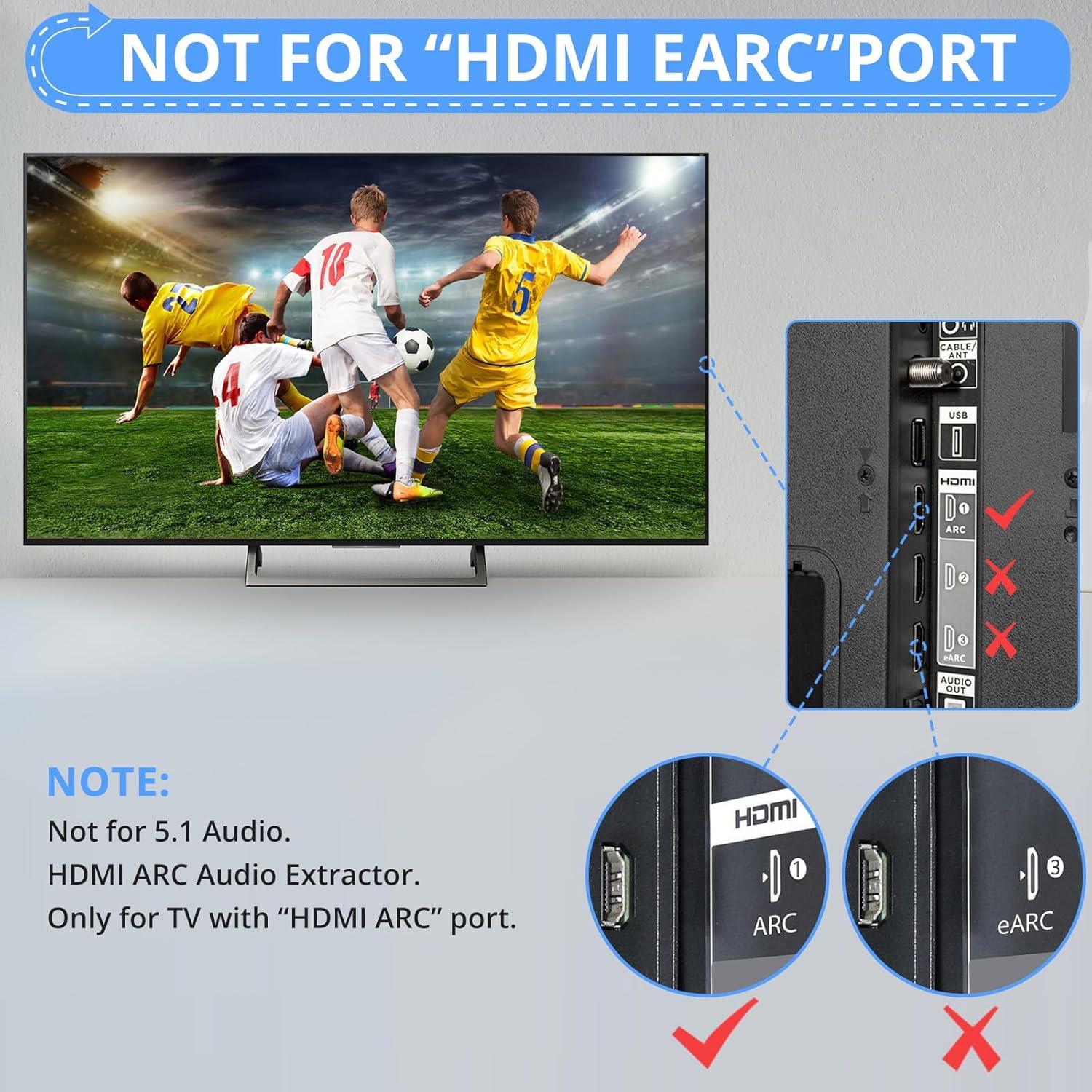 Convertidor de Audio CAMWAY ARC a 3.5mm 192KHz para TV