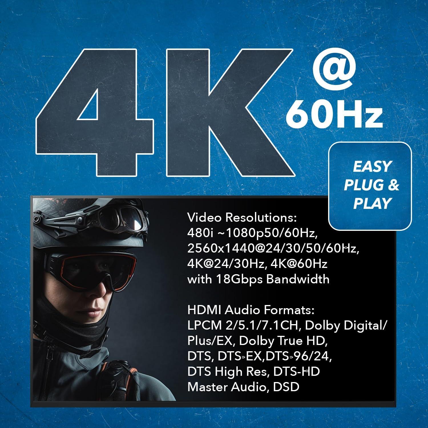 Extensor HDMI 4K OREI UHD-FO10-K hasta 10Km con audio IR