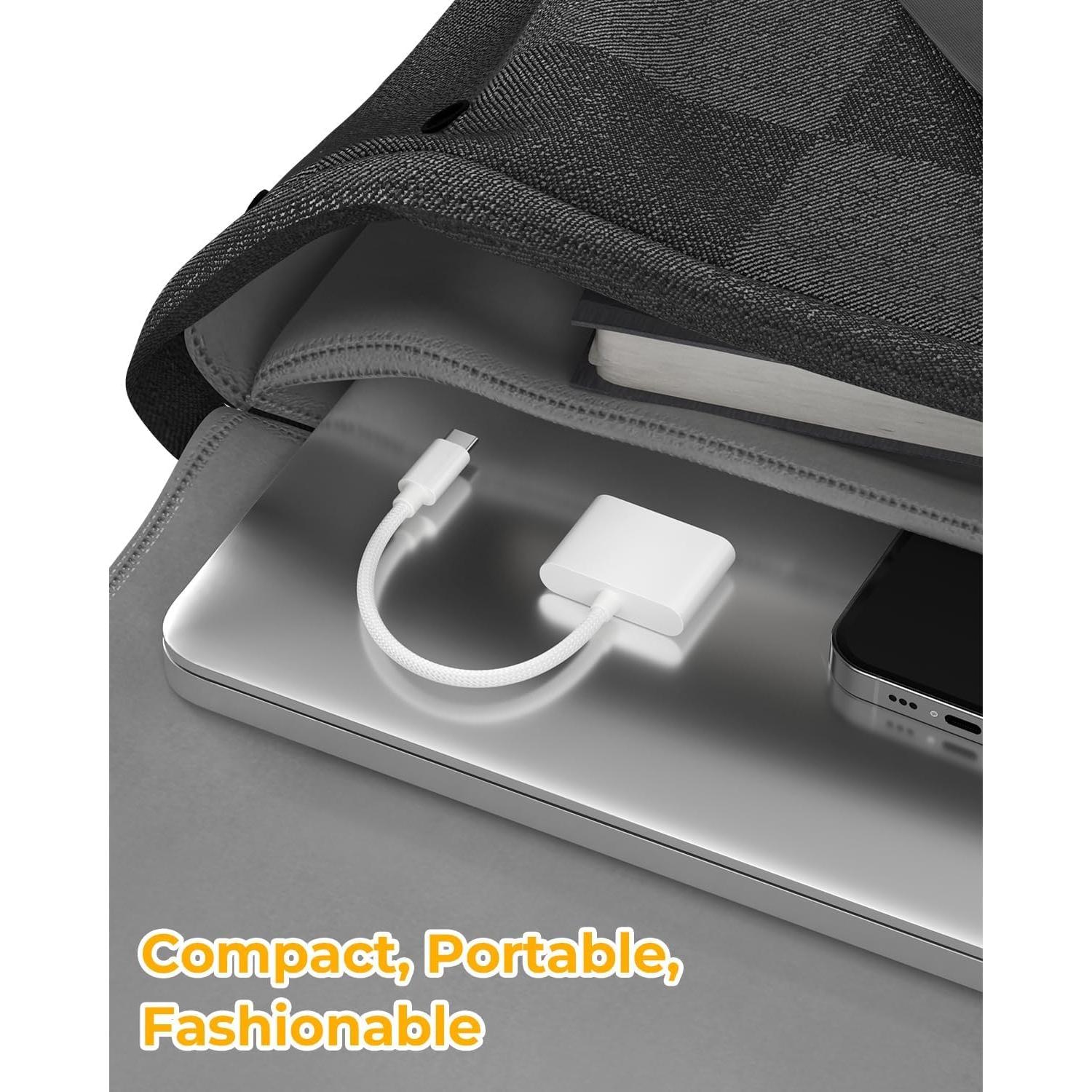 Adaptador USB-C a HDMI 4K para iPhone 17 y iPad - esbeecables