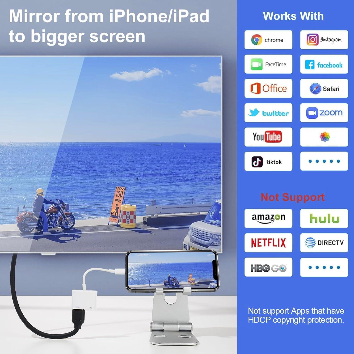 Adaptador USB-C a HDMI 4K para iPhone 17 y iPad - esbeecables