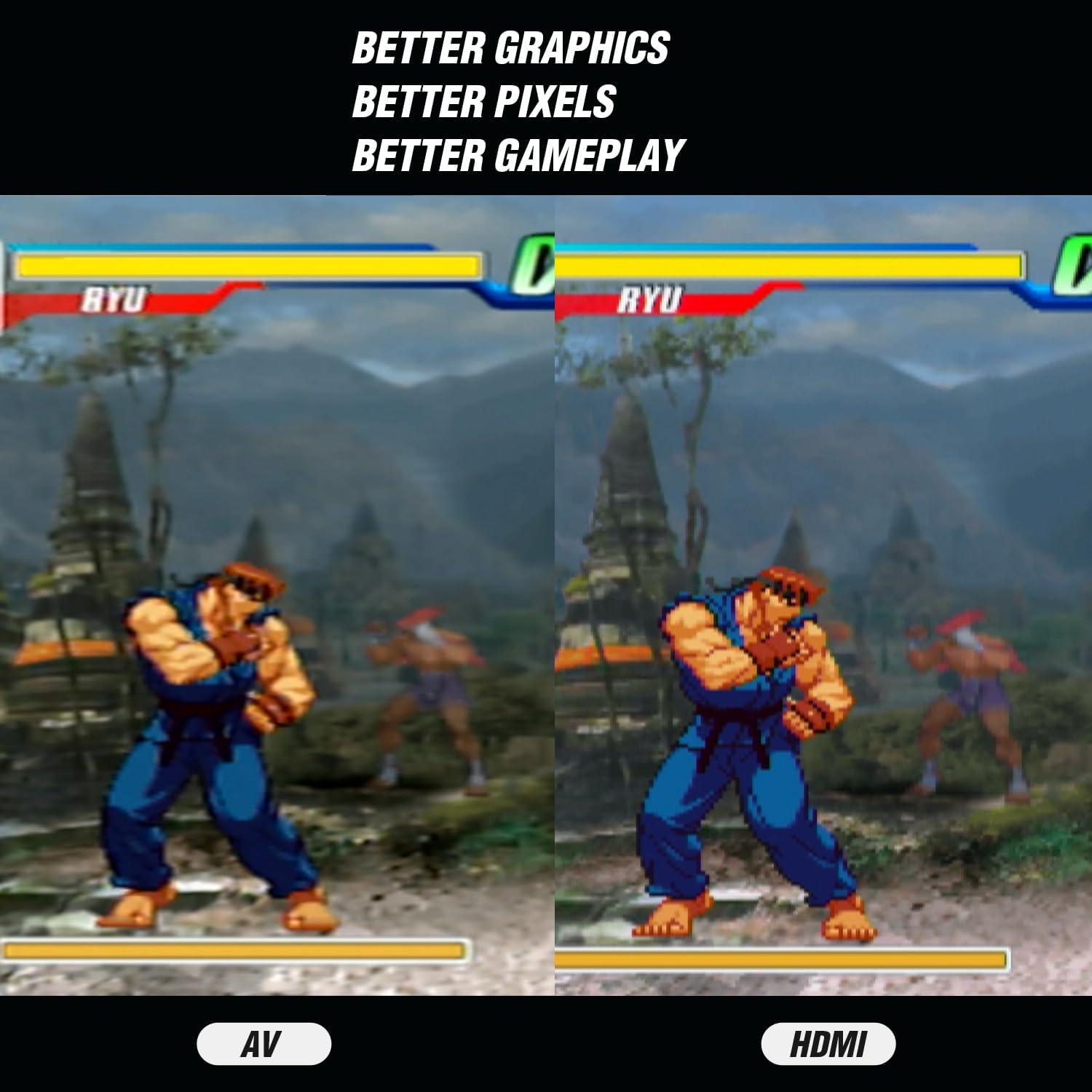 Adaptador HDMI BITFUNX PS2 - RGB y Componente a HDMI