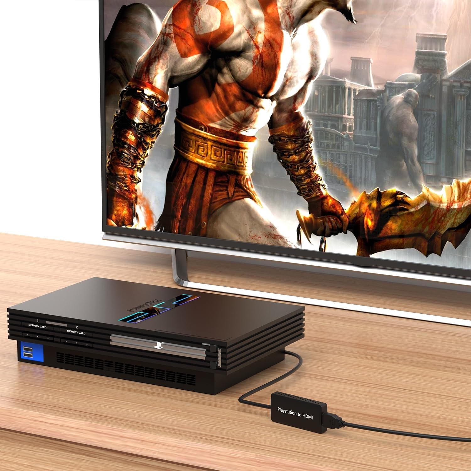 Convertidor HDMI para PS2 y PS3 Azda - Mejora calidad HD