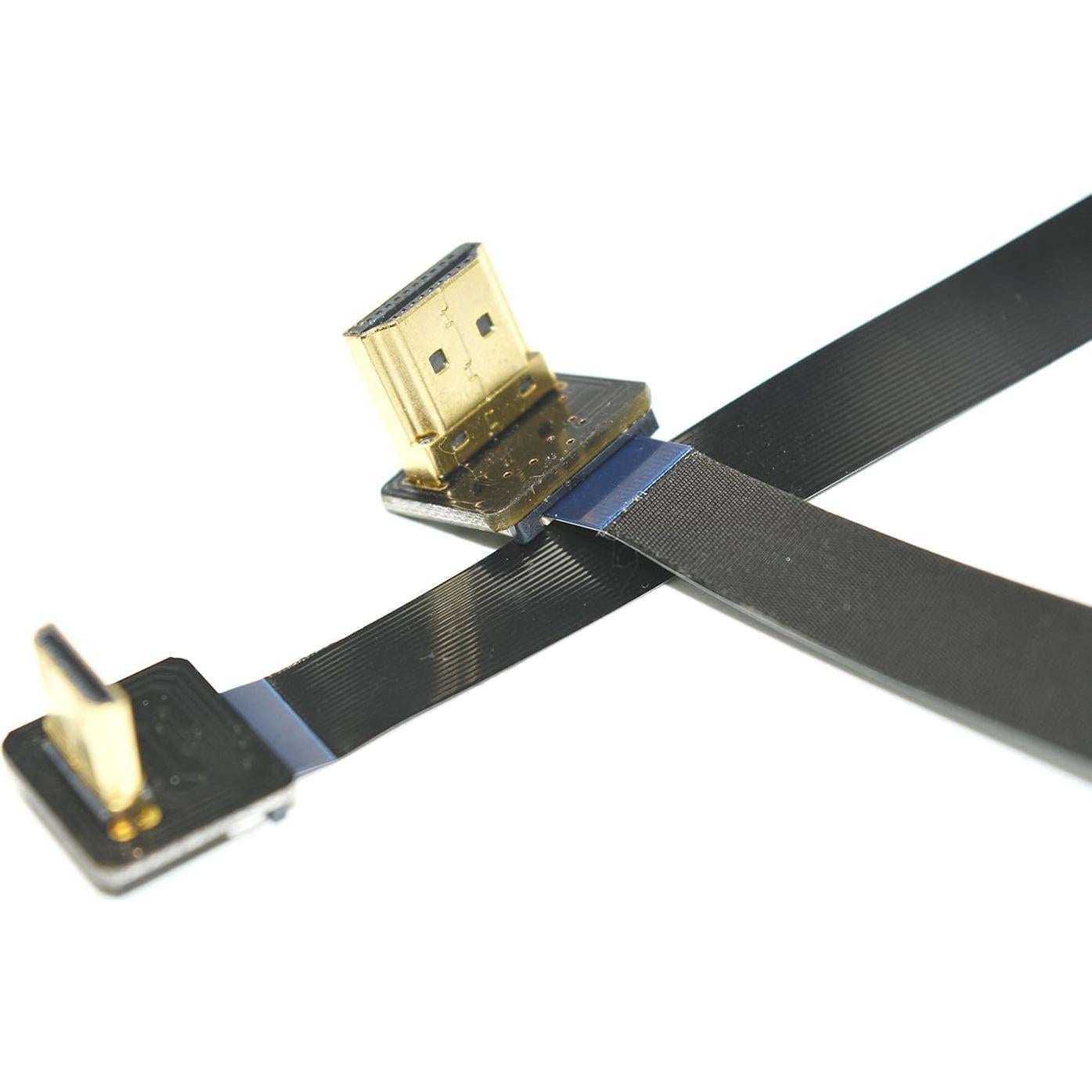 Cable HDMI Mini 90 Grados a Estándar 50cm Permanente