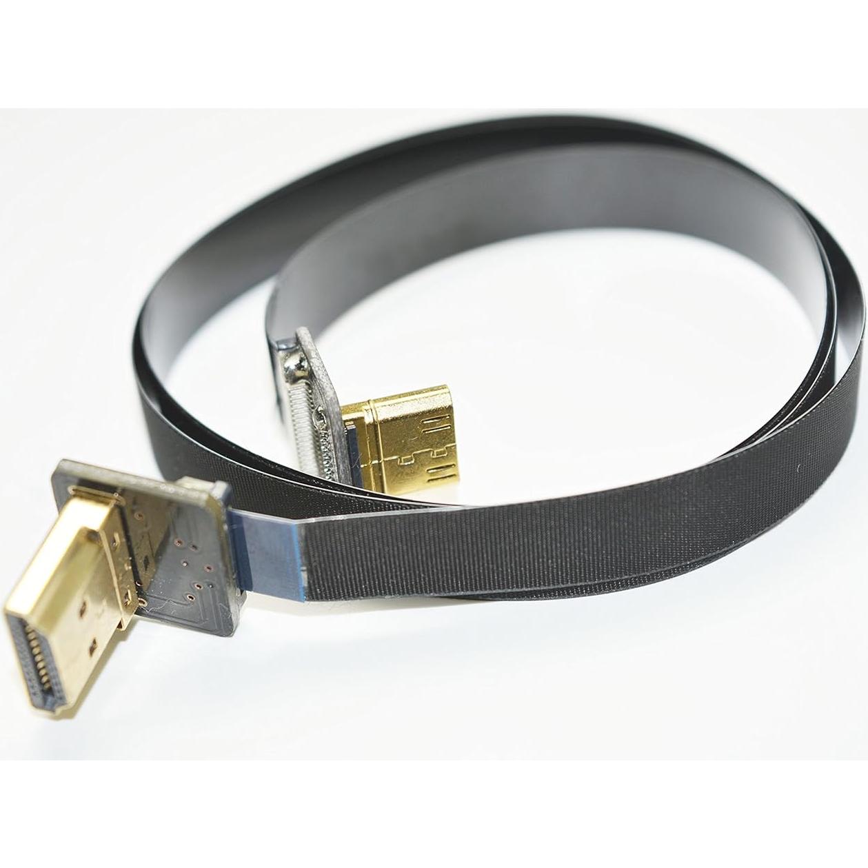 Cable HDMI Mini 90 Grados a Estándar 50cm Permanente