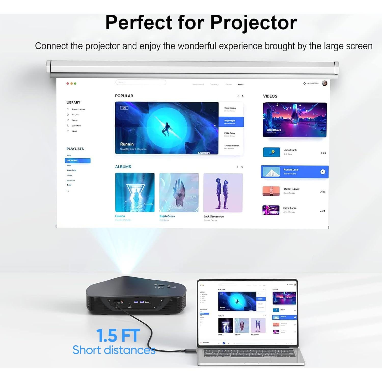 Cable DisplayPort a HDMI 4K 0.46m XiAyriky Adaptador Corto