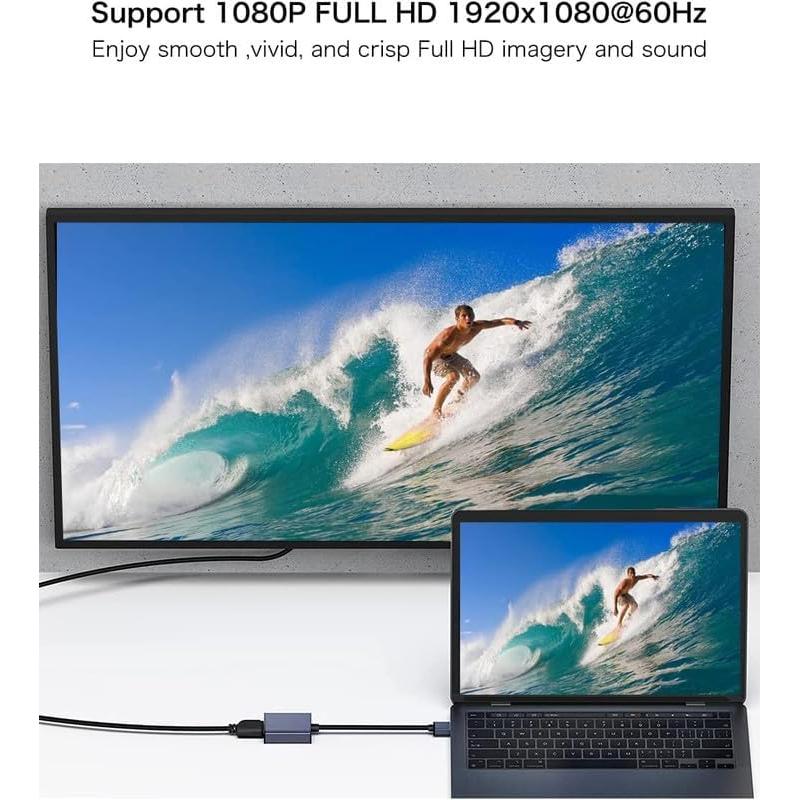 Adaptador USB a HDMI KLOMIER para Múltiples Monitores