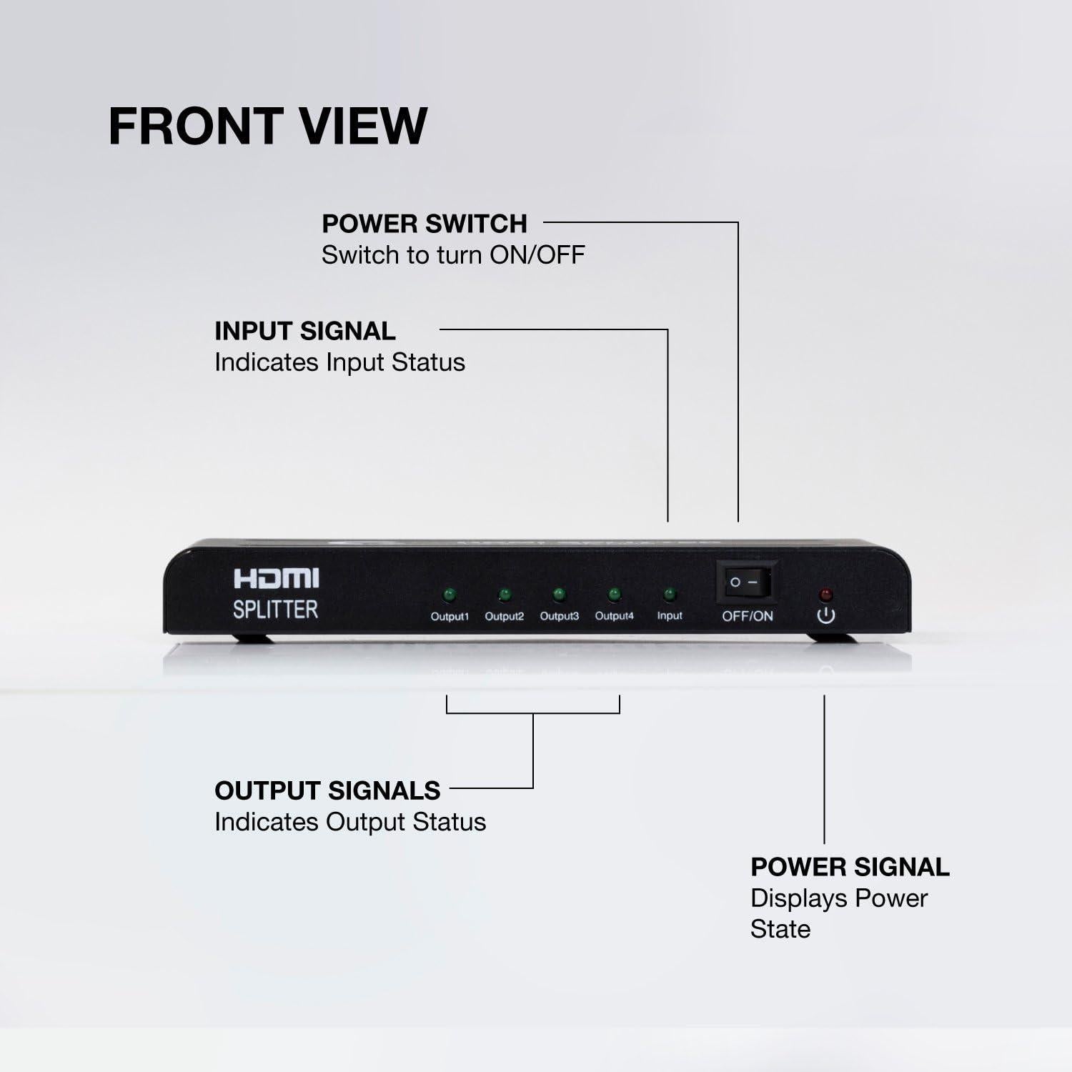 Divisor HDMI 1x4 Expert Connect Ultra HD 4K 1080P