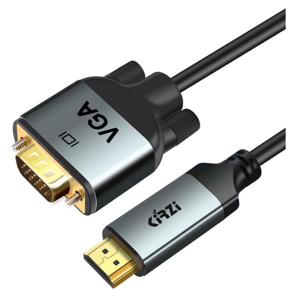 Cable HDMI a VGA Kirzi 1.52m Unidireccional Alta Calidad