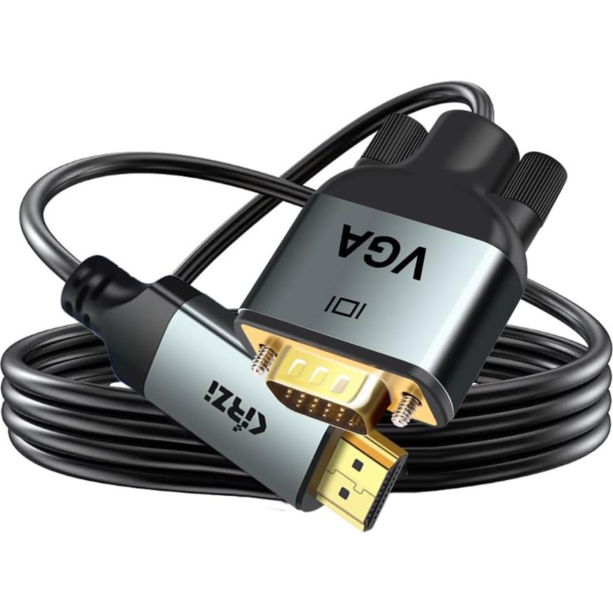 Cable HDMI a VGA Kirzi 1.52m Unidireccional Alta Calidad