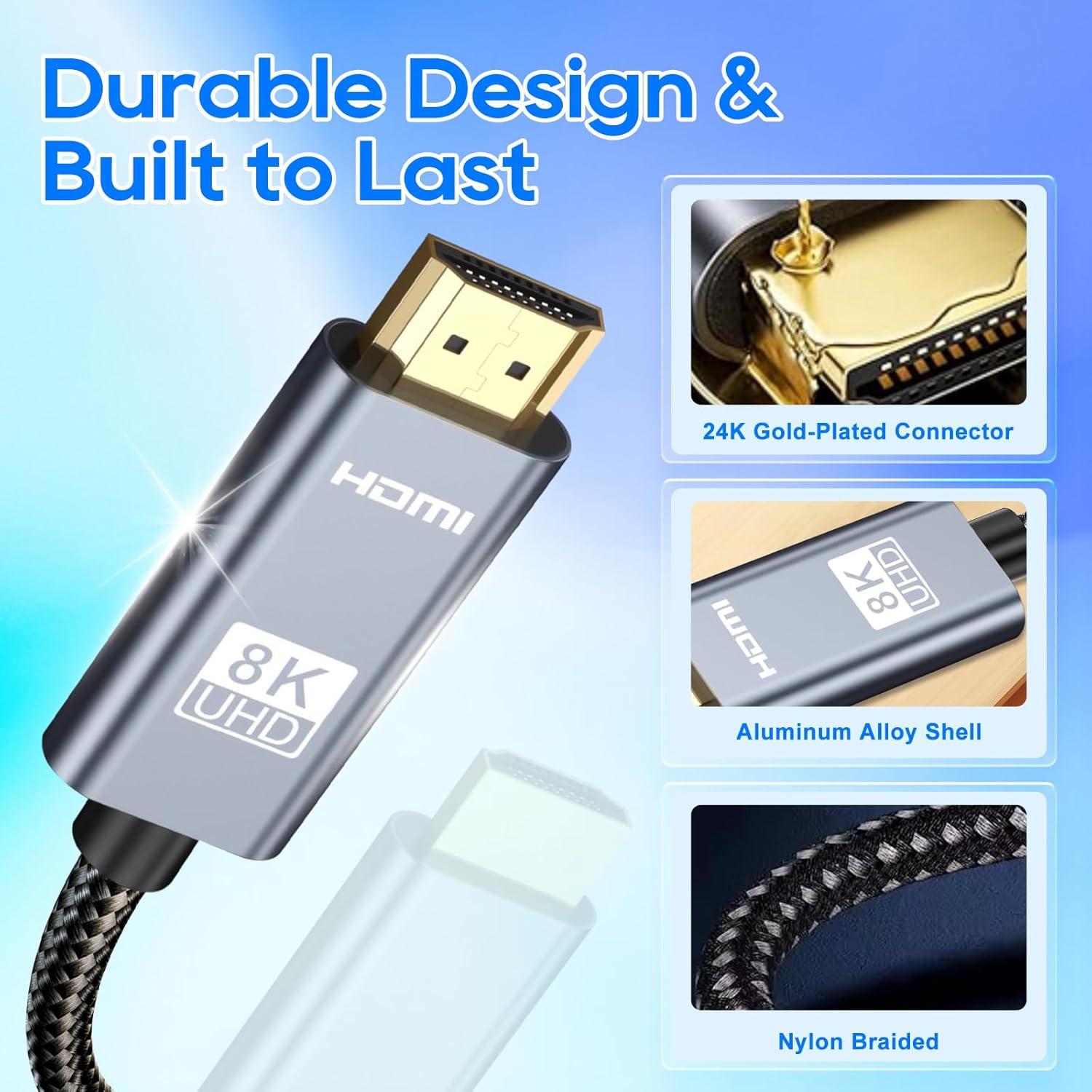 Cable HDMI 2.0M UCEC 8K 48Gbps Ultra Alta Velocidad